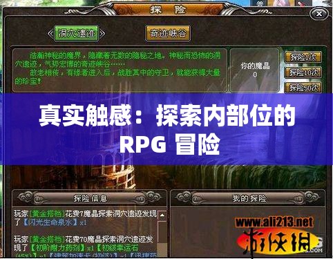 真实触感：探索内部位的 RPG 冒险