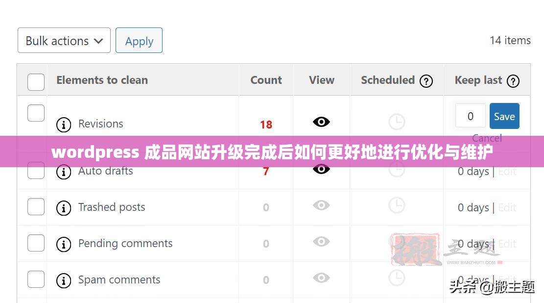 wordpress 成品网站升级完成后如何更好地进行优化与维护