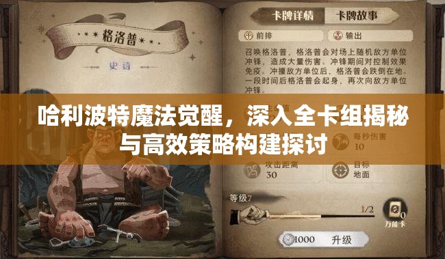 哈利波特魔法觉醒，深入全卡组揭秘与高效策略构建探讨