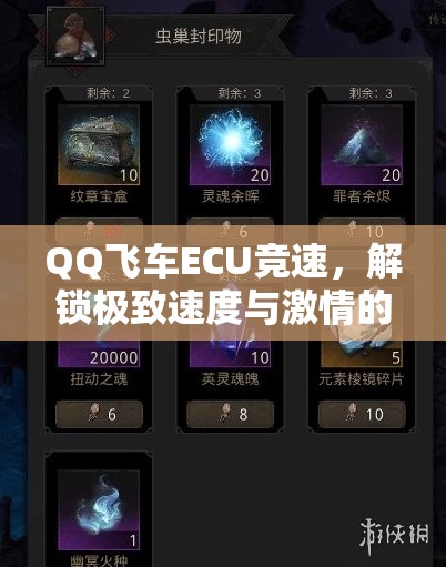 QQ飞车ECU竞速，解锁极致速度与激情的专属钥匙，你明智地选择了吗？