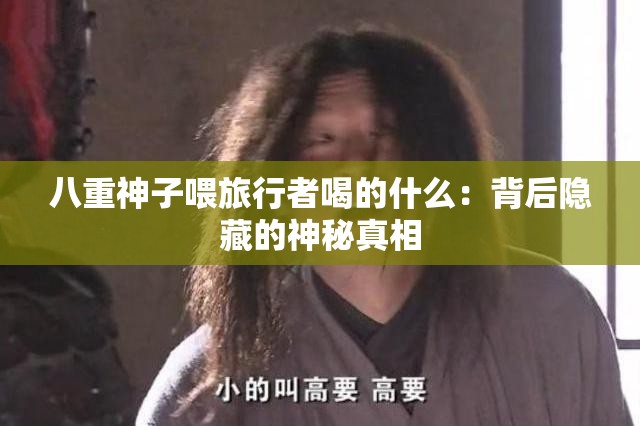 八重神子喂旅行者喝的什么：背后隐藏的神秘真相