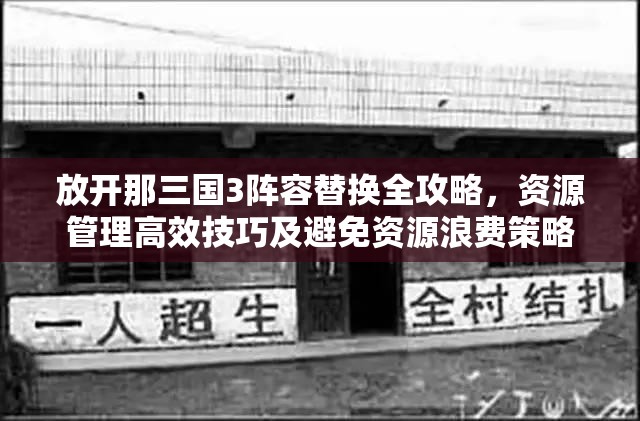 放开那三国3阵容替换全攻略，资源管理高效技巧及避免资源浪费策略