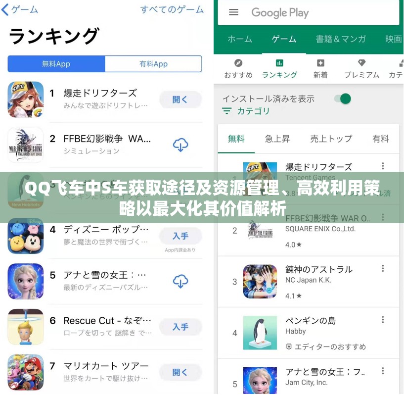 QQ飞车中S车获取途径及资源管理、高效利用策略以最大化其价值解析