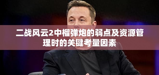 二战风云2中榴弹炮的弱点及资源管理时的关键考量因素