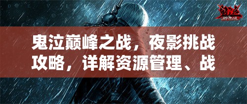 鬼泣巅峰之战，夜影挑战攻略，详解资源管理、战斗技巧与最大化战斗价值