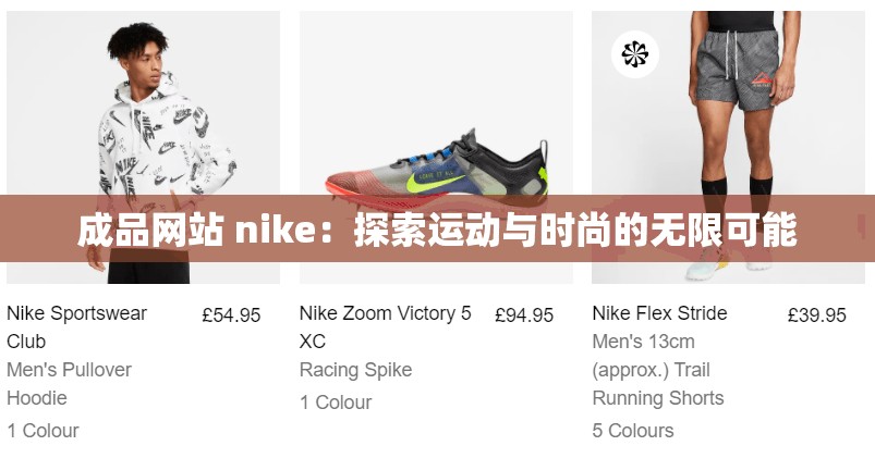 成品网站 nike：探索运动与时尚的无限可能