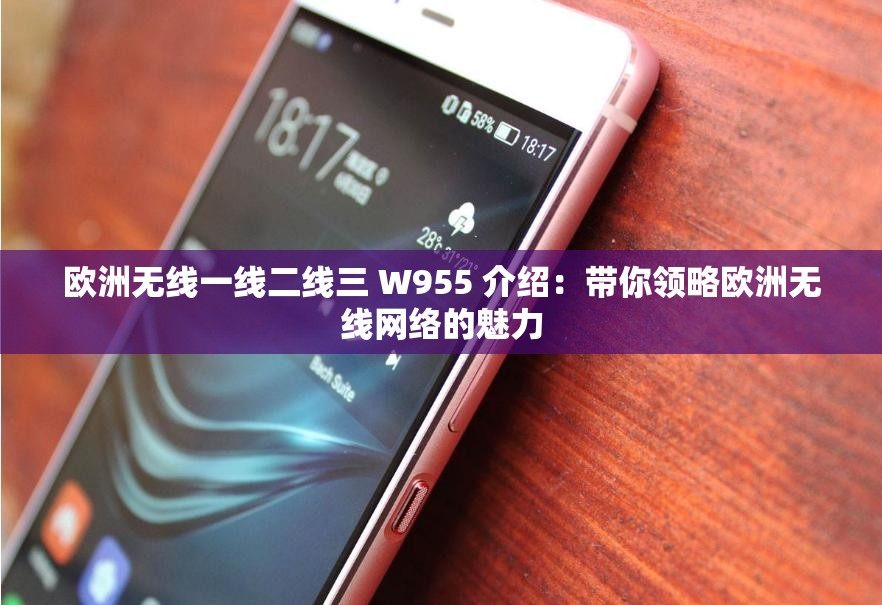 欧洲无线一线二线三 W955 介绍：带你领略欧洲无线网络的魅力