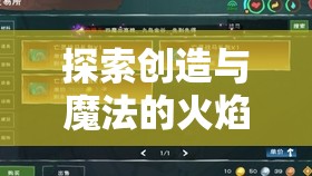 探索创造与魔法的火焰世界，揭秘圣焰篝火与普通篝火的获取方法与秘籍