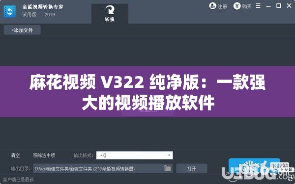 麻花视频 V322 纯净版：一款强大的视频播放软件