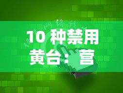 10 种禁用黄台：营造健康网络环境