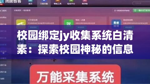 校园绑定jy收集系统白清素：探索校园神秘的信息收集之旅