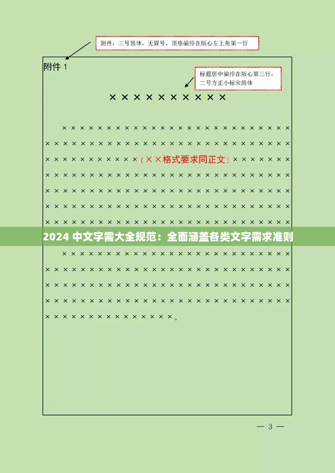 2024 中文字需大全规范：全面涵盖各类文字需求准则