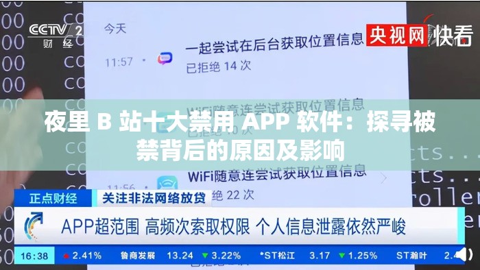 夜里 B 站十大禁用 APP 软件：探寻被禁背后的原因及影响