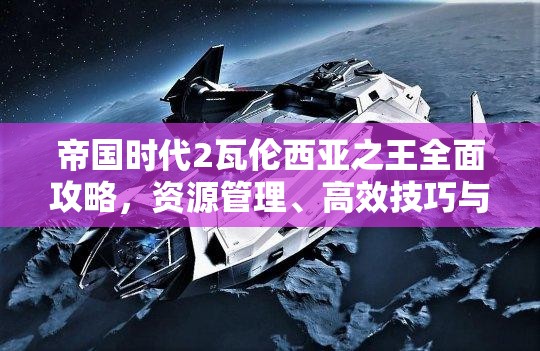 帝国时代2瓦伦西亚之王全面攻略，资源管理、高效技巧与制胜策略解析