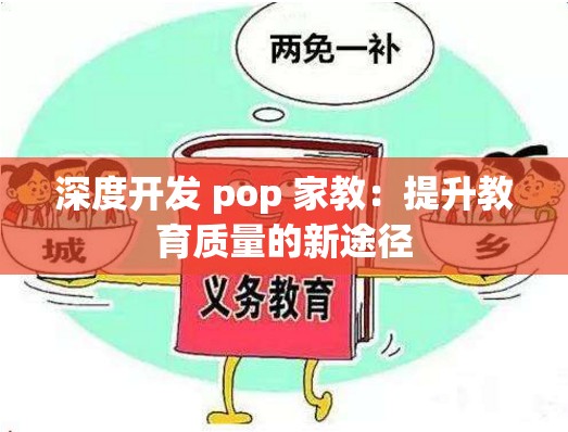 深度开发 pop 家教：提升教育质量的新途径