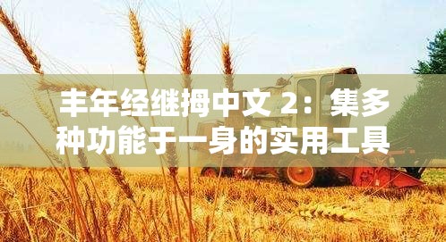 丰年经继拇中文 2：集多种功能于一身的实用工具