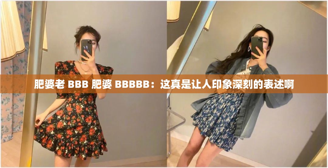 肥婆老 BBB 肥婆 BBBBB：这真是让人印象深刻的表述啊