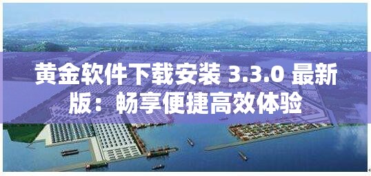 黄金软件下载安装 3.3.0 最新版：畅享便捷高效体验