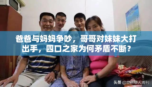 爸爸与妈妈争吵，哥哥对妹妹大打出手，四口之家为何矛盾不断？