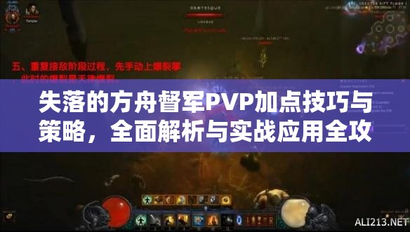 失落的方舟督军PVP加点技巧与策略，全面解析与实战应用全攻略