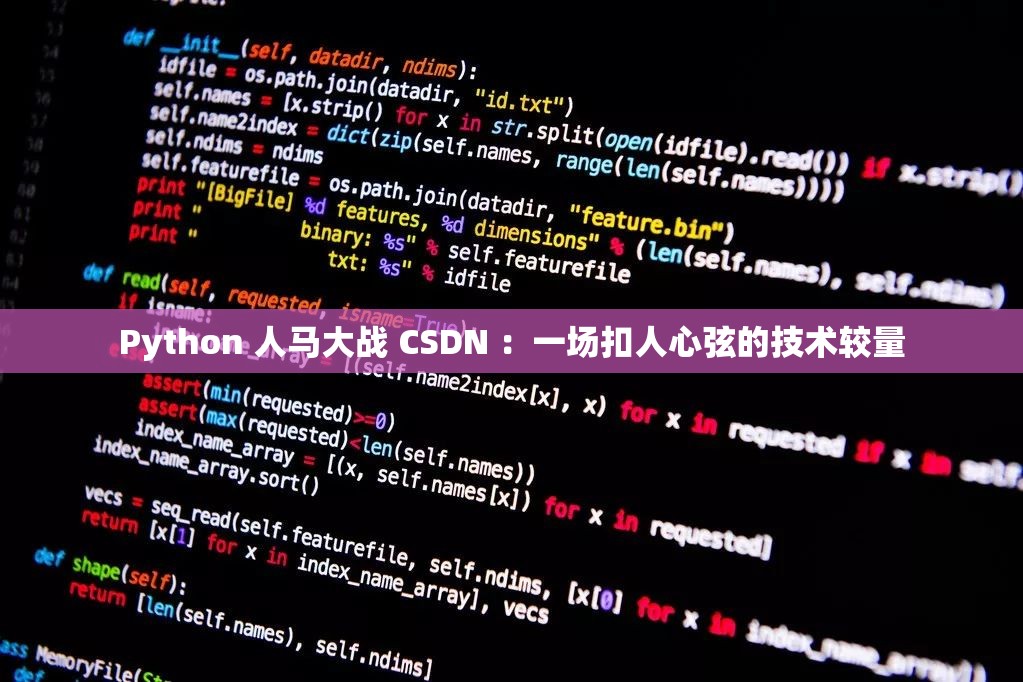 Python 人马大战 CSDN ：一场扣人心弦的技术较量