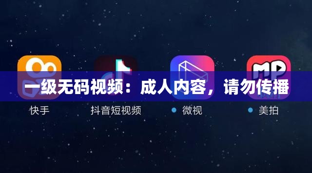 一级无码视频：成人内容，请勿传播