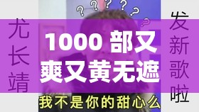 1000 部又爽又黄无遮挡的视频，你懂得