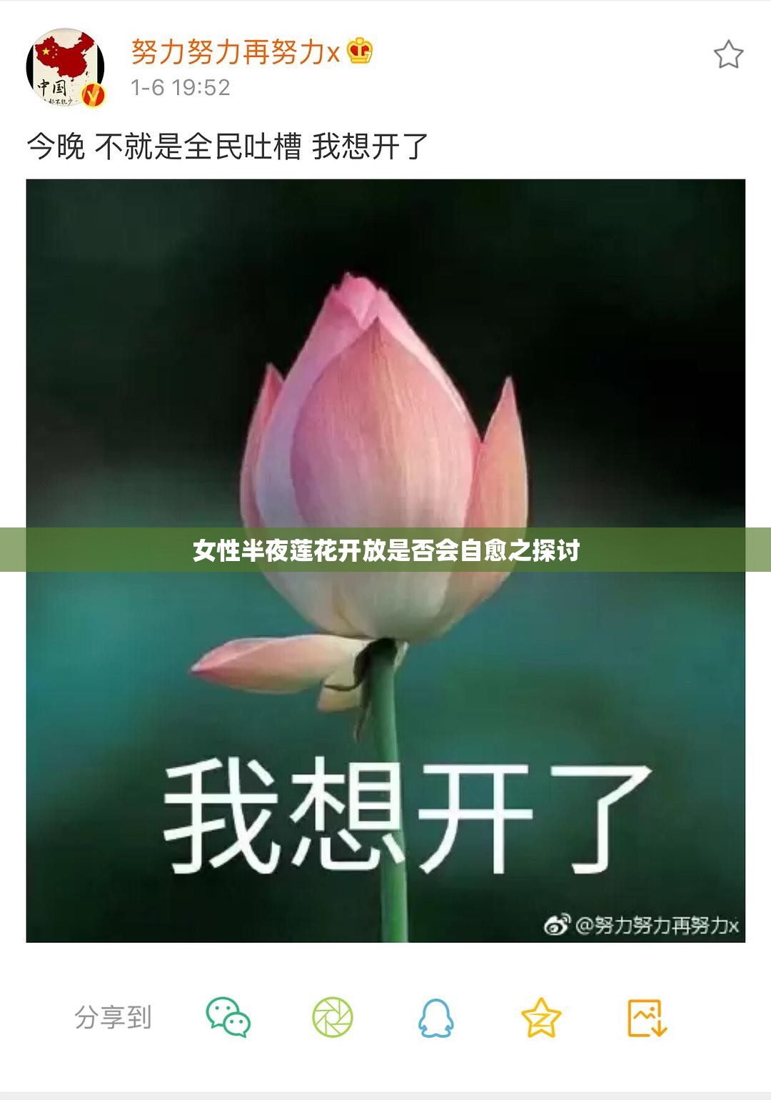 女性半夜莲花开放是否会自愈之探讨