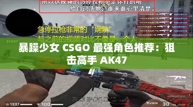 暴躁少女 CSGO 最强角色推荐：狙击高手 AK47