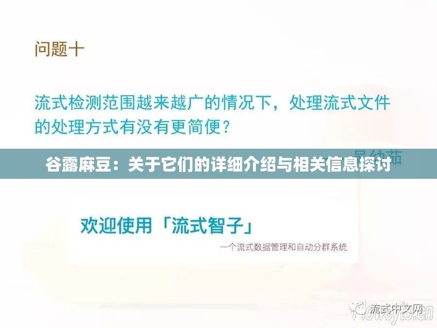 谷露麻豆：关于它们的详细介绍与相关信息探讨