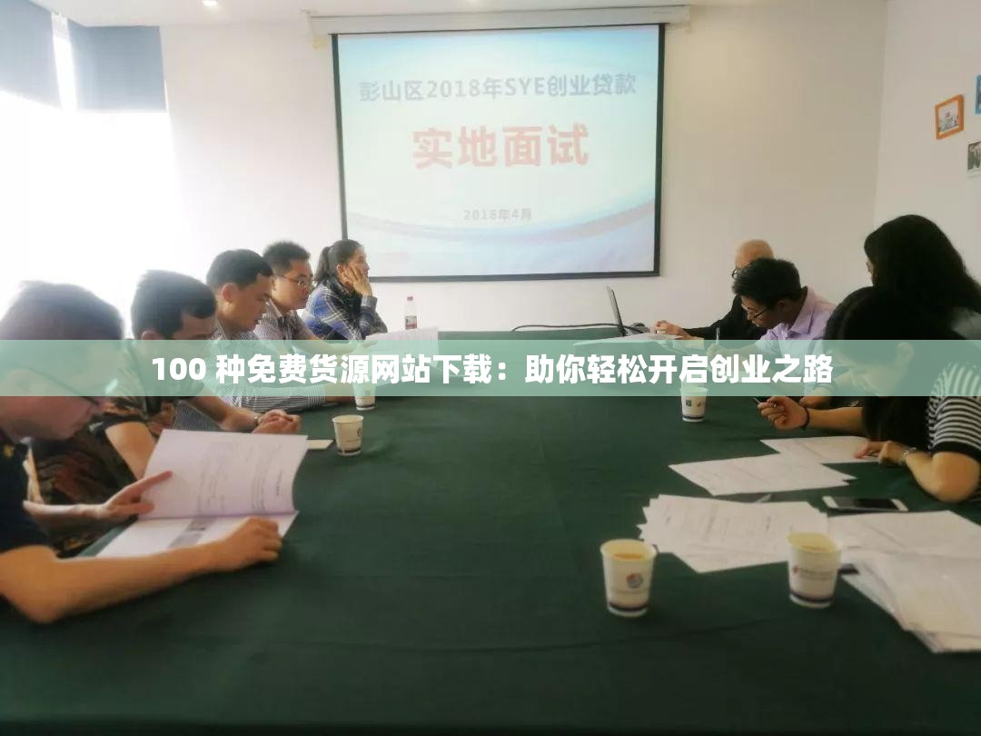 100 种免费货源网站下载：助你轻松开启创业之路