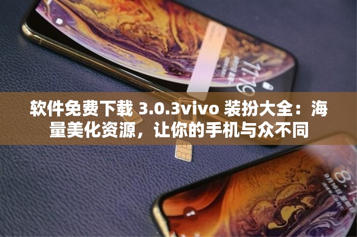 软件免费下载 3.0.3vivo 装扮大全：海量美化资源，让你的手机与众不同