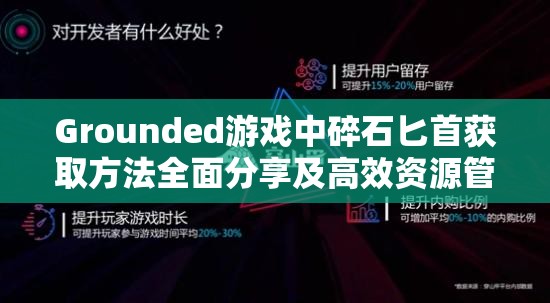 Grounded游戏中碎石匕首获取方法全面分享及高效资源管理策略