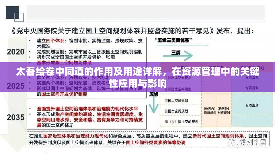 太吾绘卷中同道的作用及用途详解，在资源管理中的关键性应用与影响