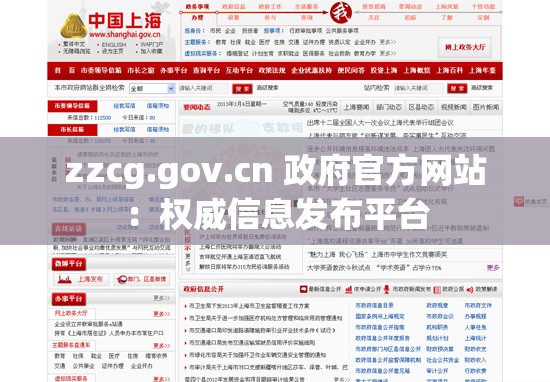 zzcg.gov.cn 政府官方网站：权威信息发布平台