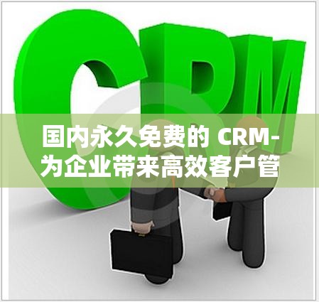 国内永久免费的 CRM-为企业带来高效客户管理新体验