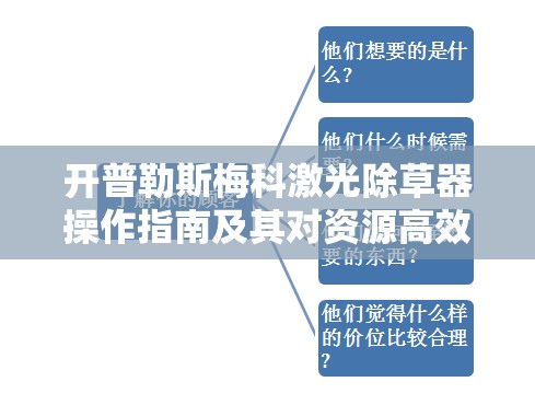 开普勒斯梅科激光除草器操作指南及其对资源高效管理的关键作用解析