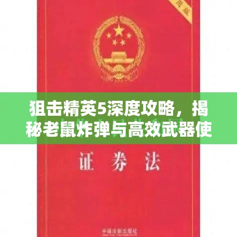 狙击精英5深度攻略，揭秘老鼠炸弹与高效武器使用绝密技巧