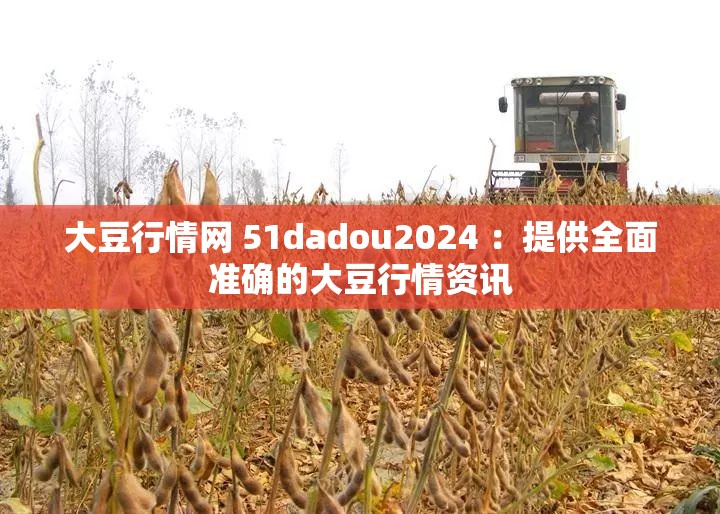 大豆行情网 51dadou2024 ：提供全面准确的大豆行情资讯