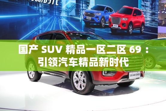 国产 SUV 精品一区二区 69 ：引领汽车精品新时代