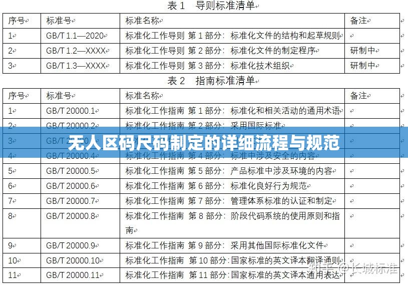 无人区码尺码制定的详细流程与规范