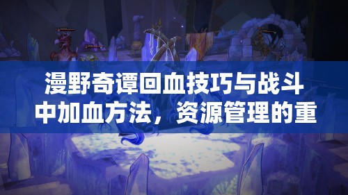 漫野奇谭回血技巧与战斗中加血方法，资源管理的重要性及实战策略解析