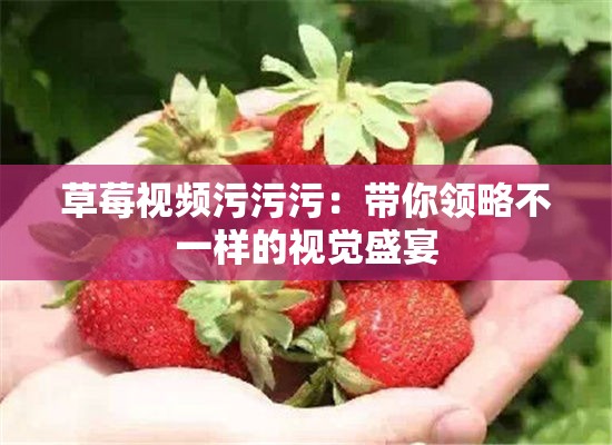 草莓视频污污污：带你领略不一样的视觉盛宴