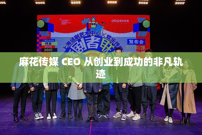 麻花传媒 CEO 从创业到成功的非凡轨迹