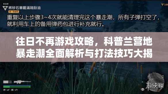 往日不再游戏攻略，科普兰营地暴走潮全面解析与打法技巧大揭秘