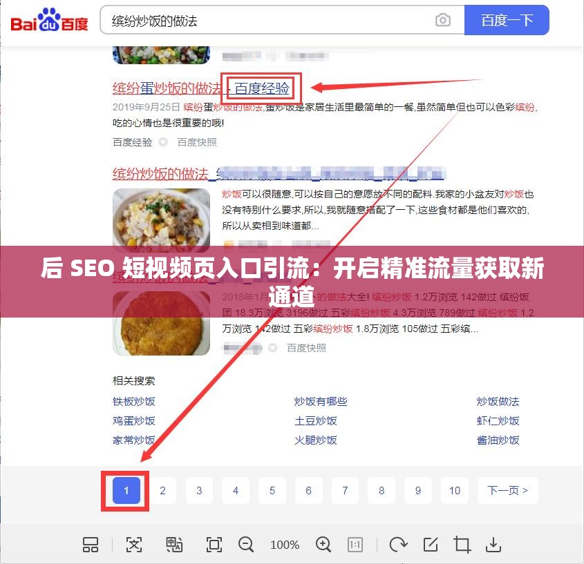 后 SEO 短视频页入口引流：开启精准流量获取新通道