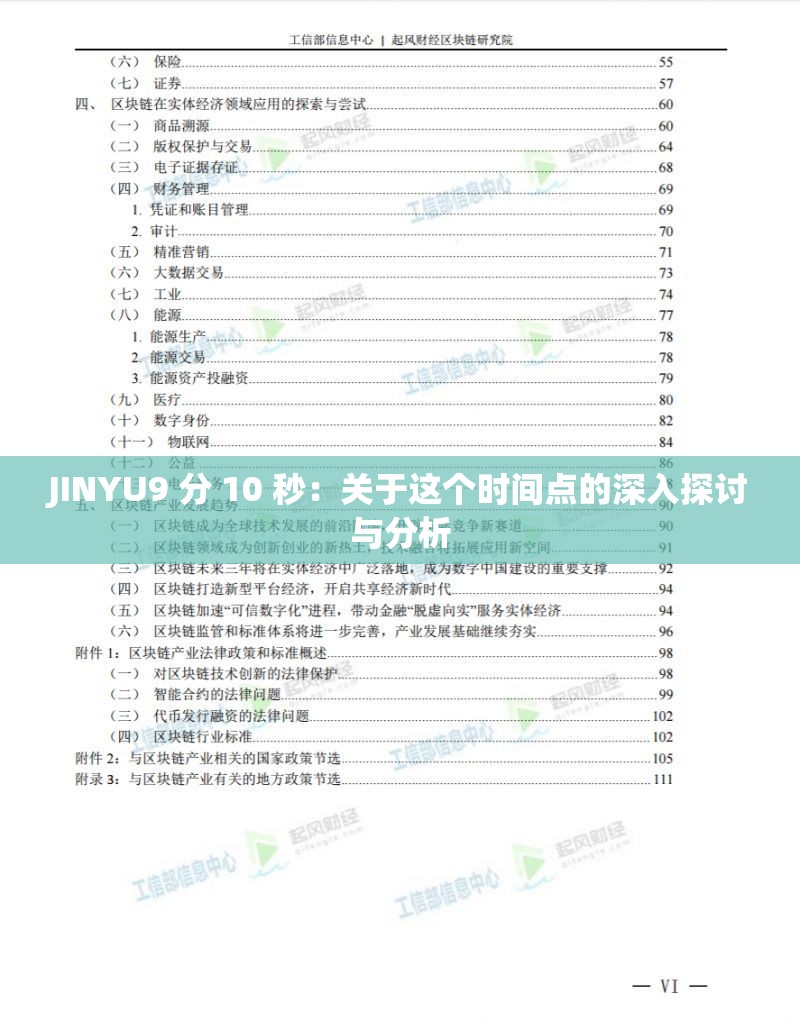 JINYU9 分 10 秒：关于这个时间点的深入探讨与分析