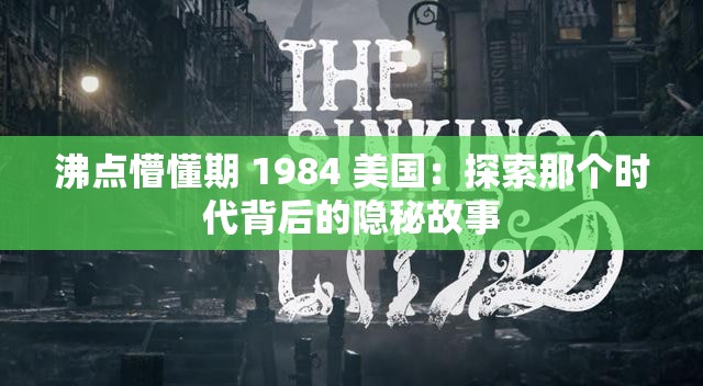 沸点懵懂期 1984 美国：探索那个时代背后的隐秘故事