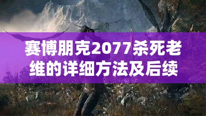 赛博朋克2077杀死老维的详细方法及后续资源管理策略介绍