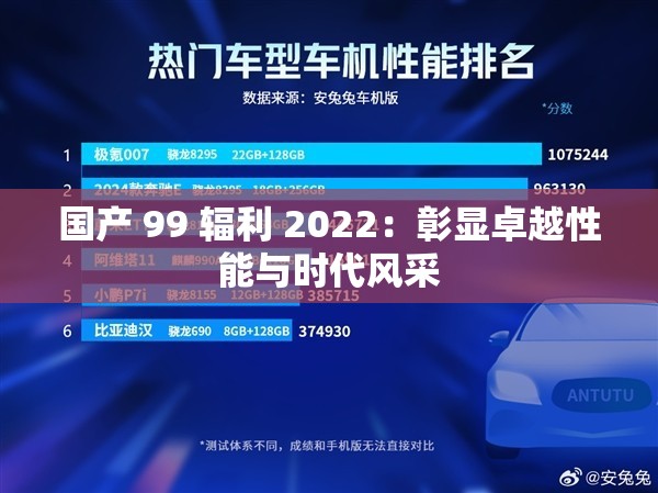 国产 99 辐利 2022：彰显卓越性能与时代风采